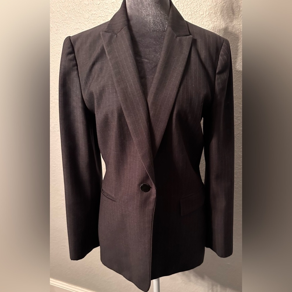 Calvin Klein Charcoal Tailored Blazer Jacket